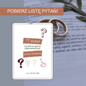 lista pytań przed ślubem do pobrania